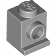 Lego kostka (kostička) 1x1 držák světel, světle modro šedá (4211476)